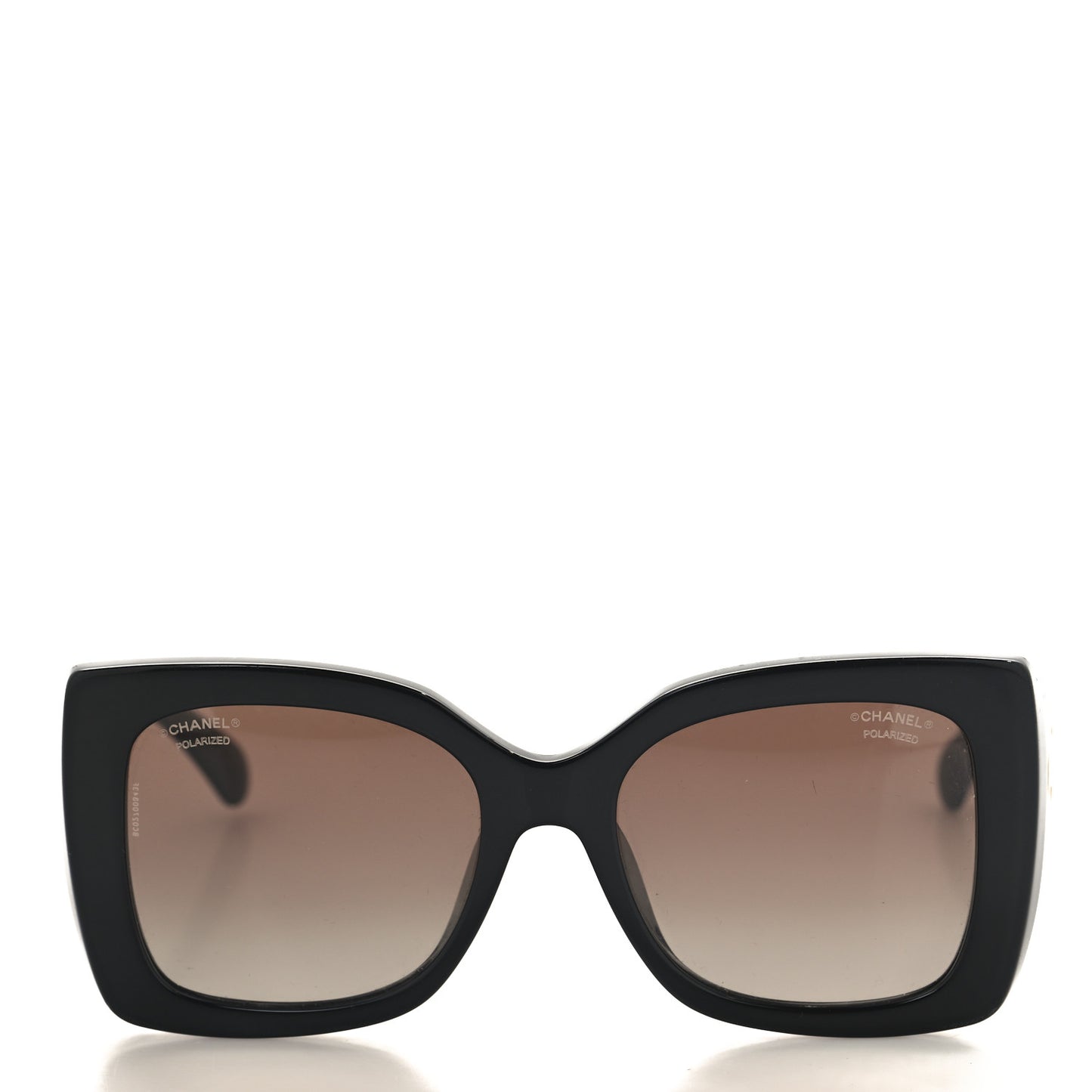 Square Polarized CC Sunglasses 5494-A Black