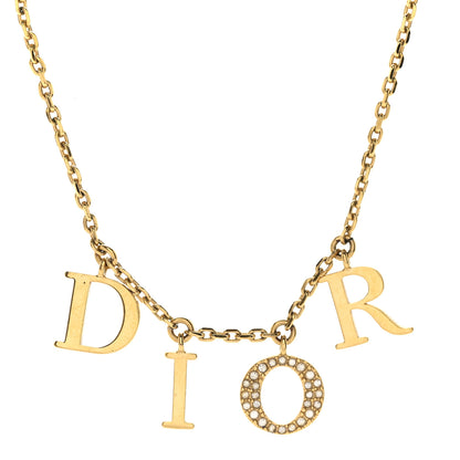 Christian Dior Crystal Dio(r)evolution Necklace Gold 4 of 6