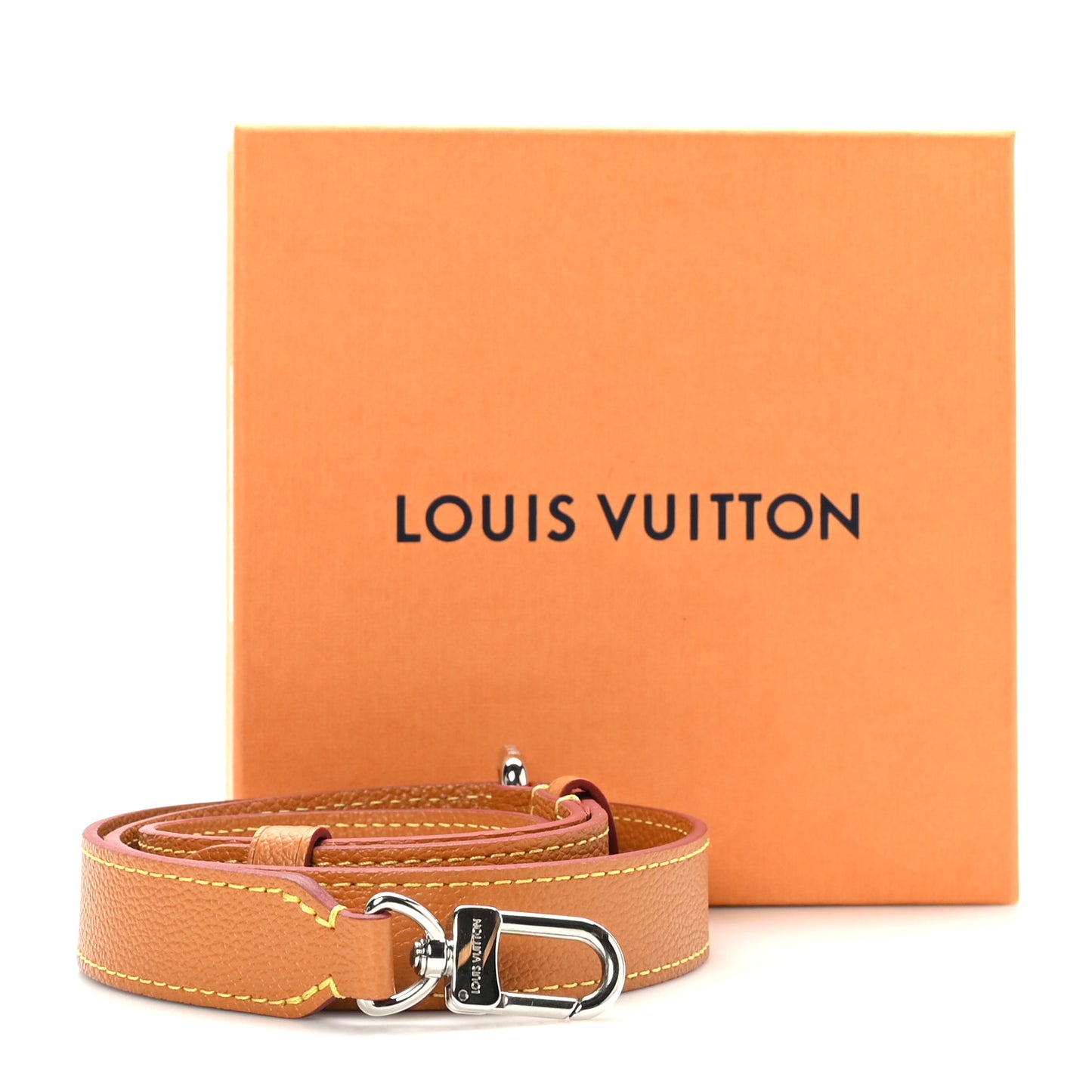 Grained Calfskin Marelle Strap Honey Miel