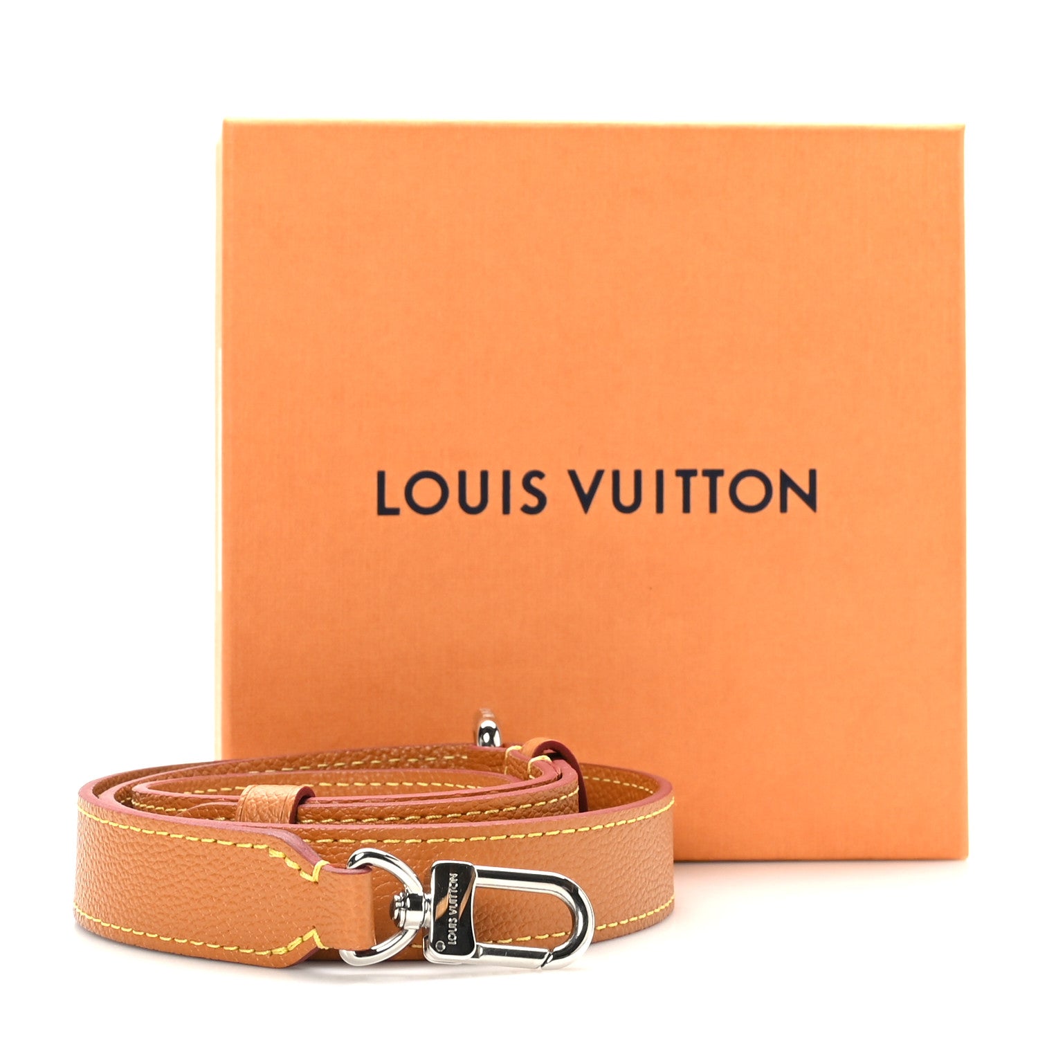 Louis Vuitton Grained Calfskin Marelle Strap Honey Miel 6 of 6