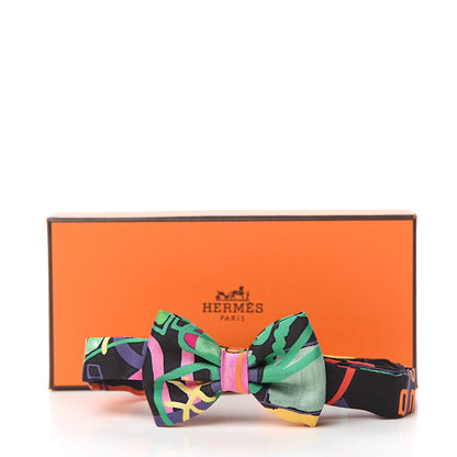 Hermes Silk Twill Bow Tie 5 of 6