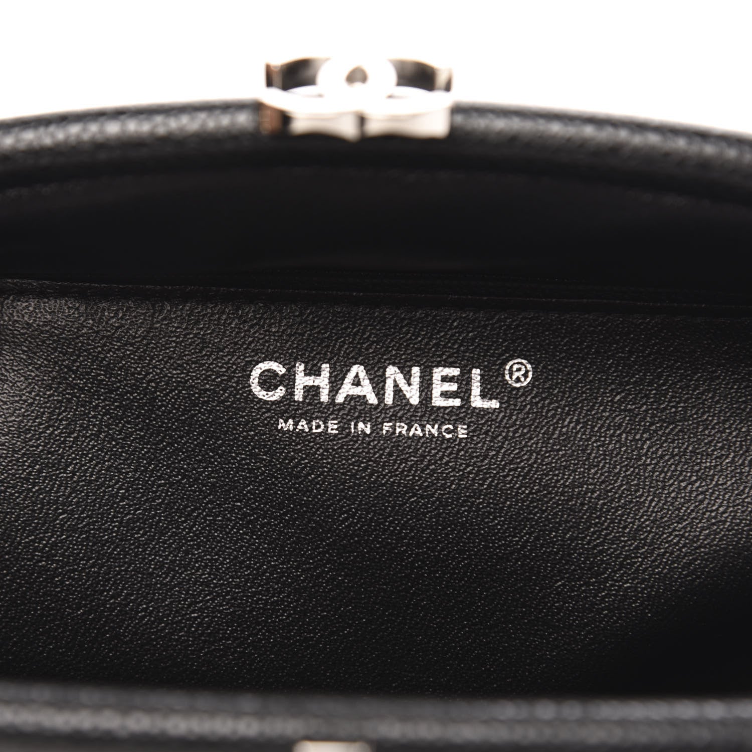 Chanel Caviar Quilted Timeless Clutch Black 6 of 10