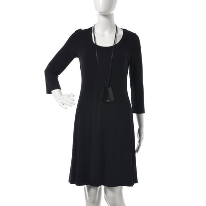 Hermes Box Swift Clochette Long Necklace Black 2 of 5