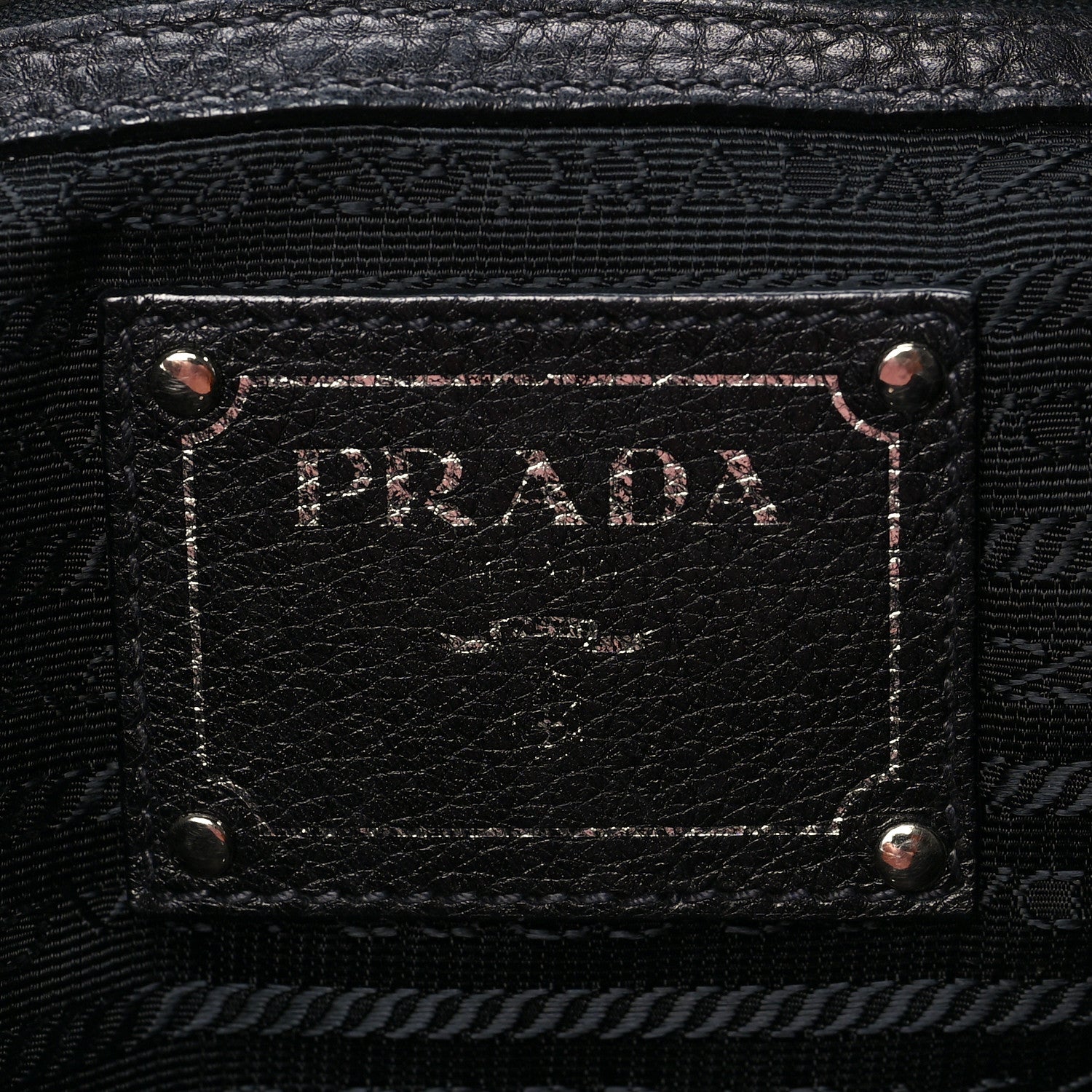 Prada Vitello Daino Shopping Tote Black 6 of 7
