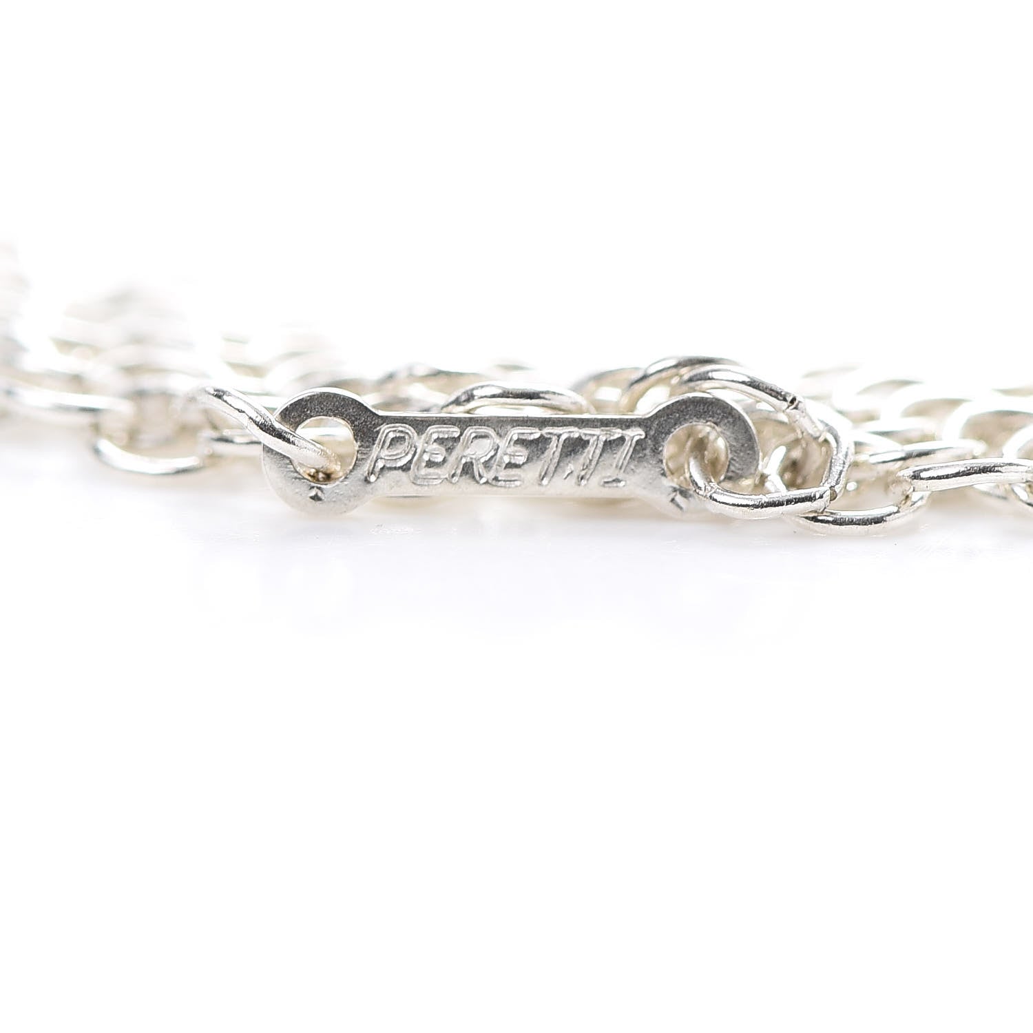 Tiffany Sterling Silver Elsa Peretti Mesh Bib Necklace 4 of 6