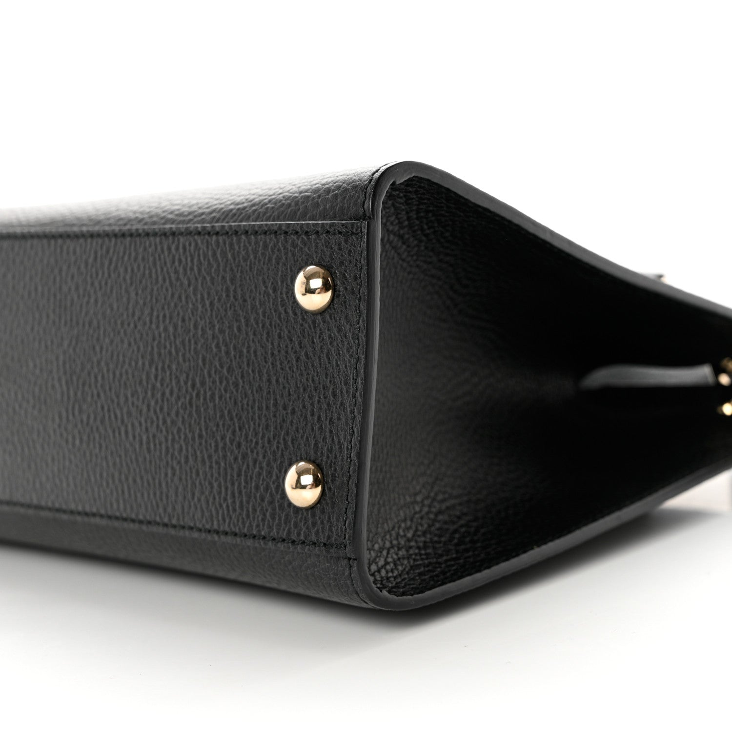 Gucci Pebbled Calfskin Medium Soho Top Handle Satchel Black 8 of 8