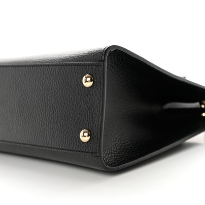 Gucci Pebbled Calfskin Medium Soho Top Handle Satchel Black 8 of 8