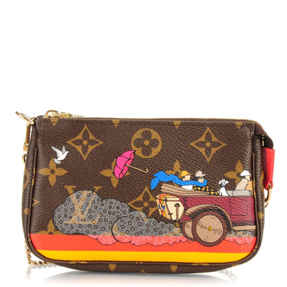 Louis Vuitton Monogram 2015 Christmas Animation Mini Pochette Accessories 1 of 7