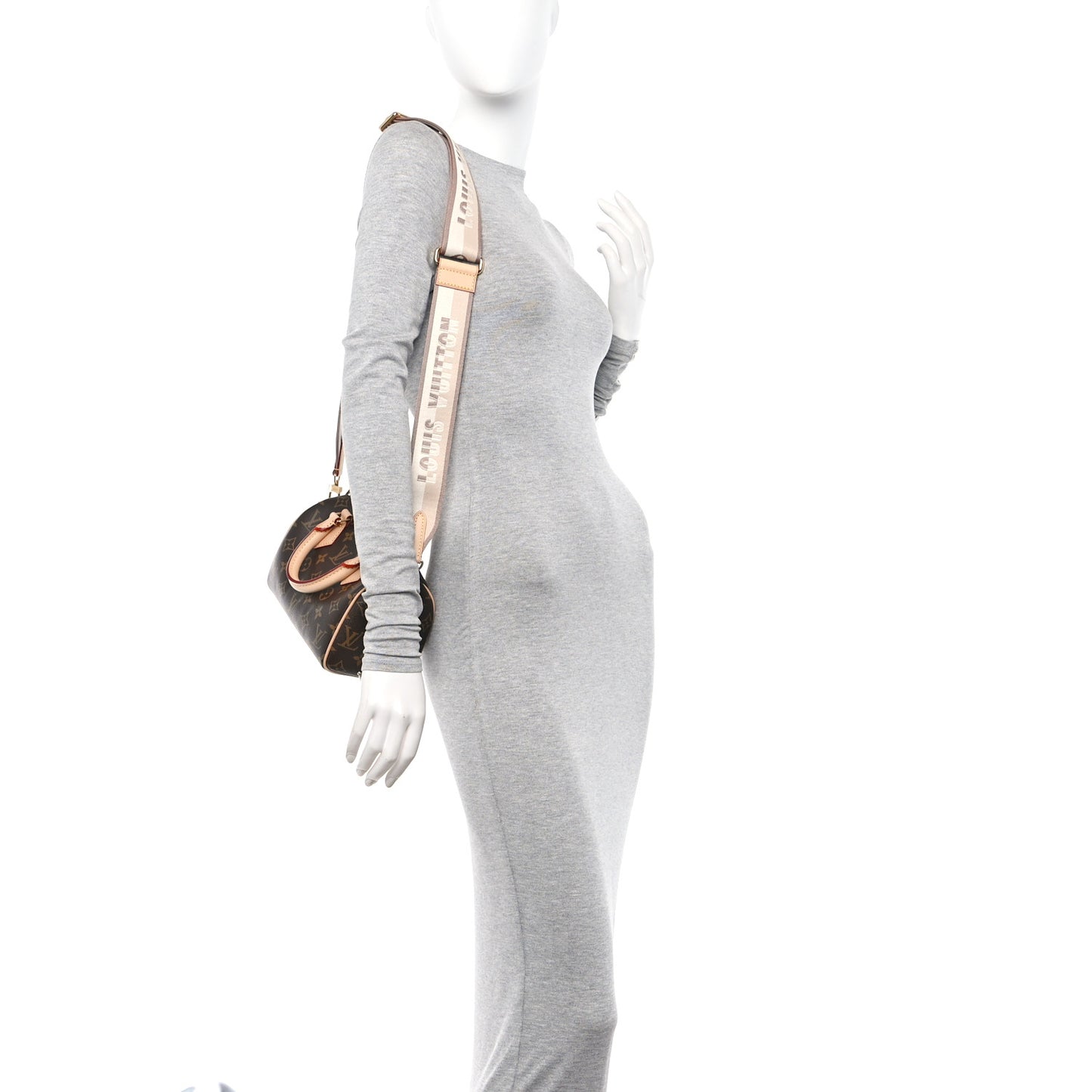 Monogram Speedy Bandouliere 20 Beige