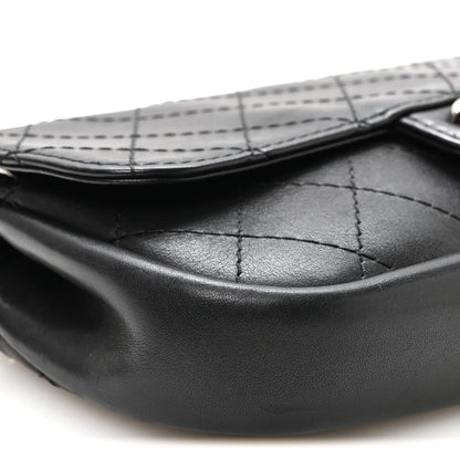 Chanel Calfskin Stitched Medium CC Sellier Flap Black 9 of 13