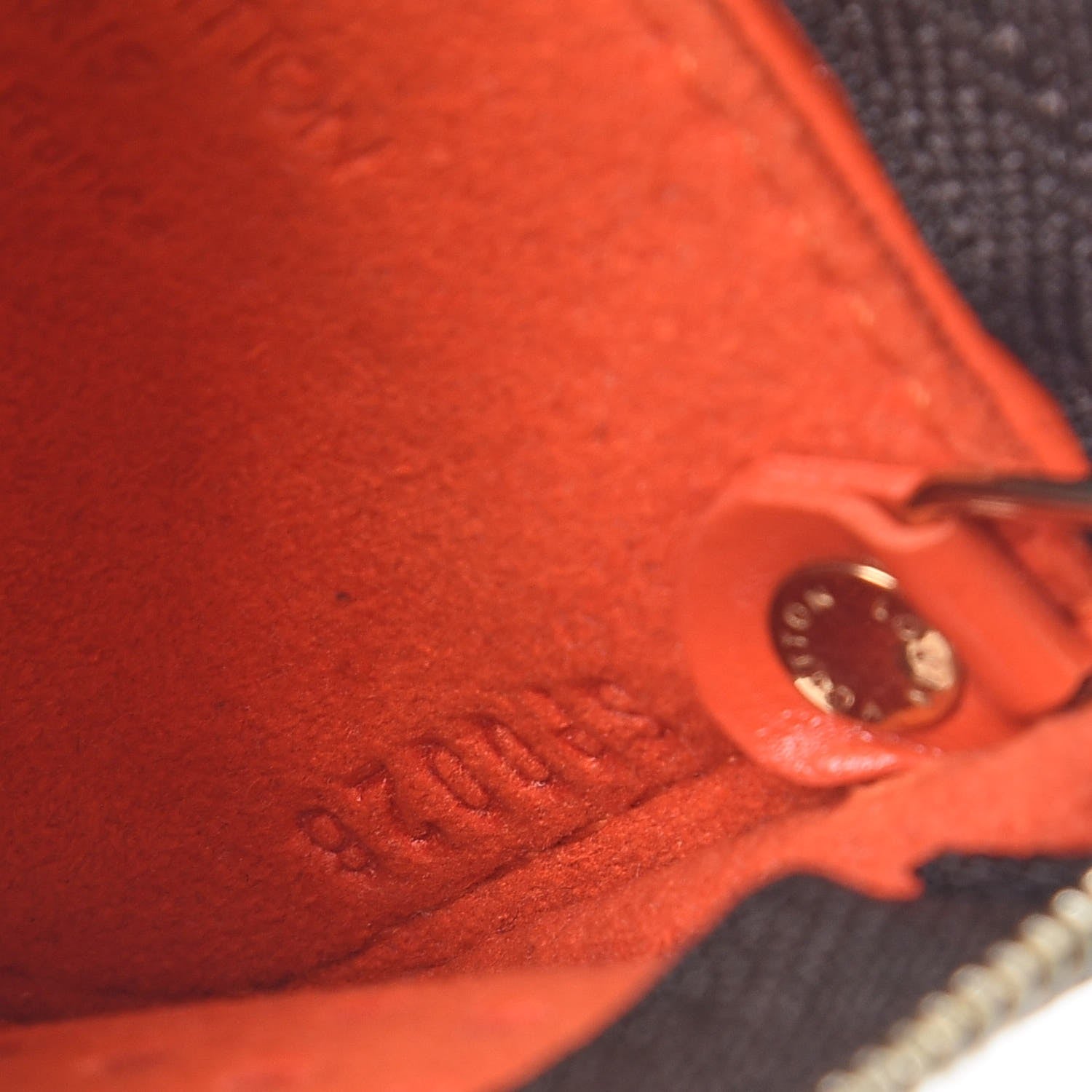 Louis Vuitton Monogram Perforated Key Pouch Orange 7 of 8