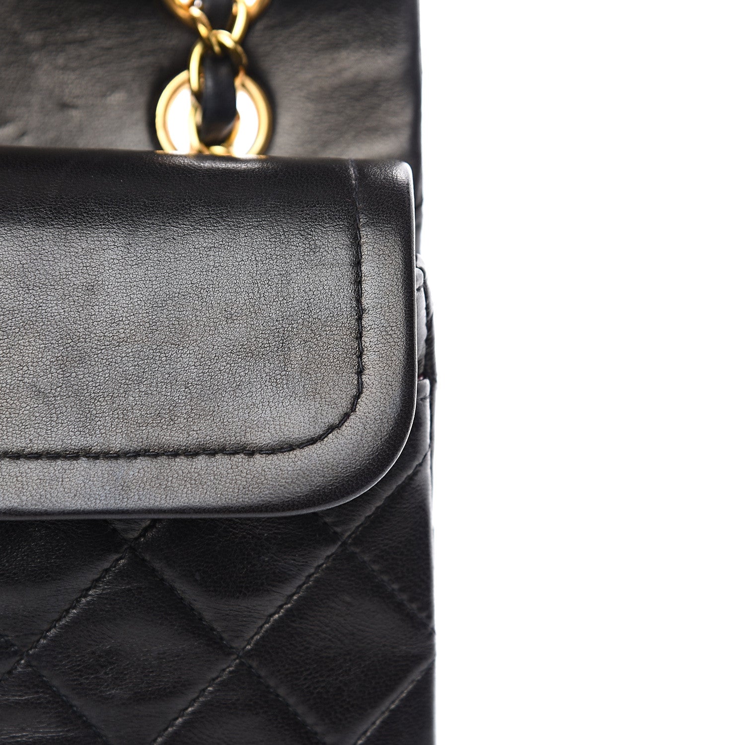 Chanel Lambskin Quilted Small Double Flap Black 15 of 16