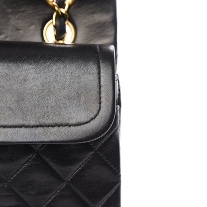 Chanel Lambskin Quilted Small Double Flap Black 15 of 16