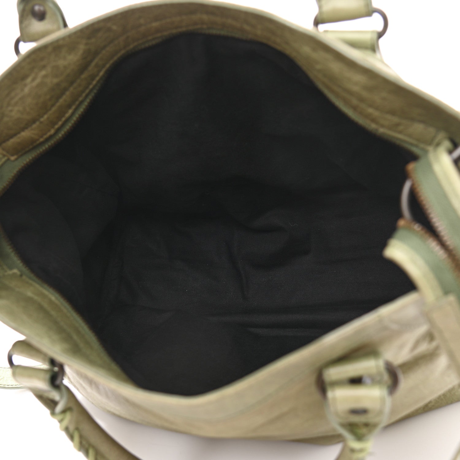 Balenciaga Agneau Classic Hardware Velo Vert Militaire 5 of 11