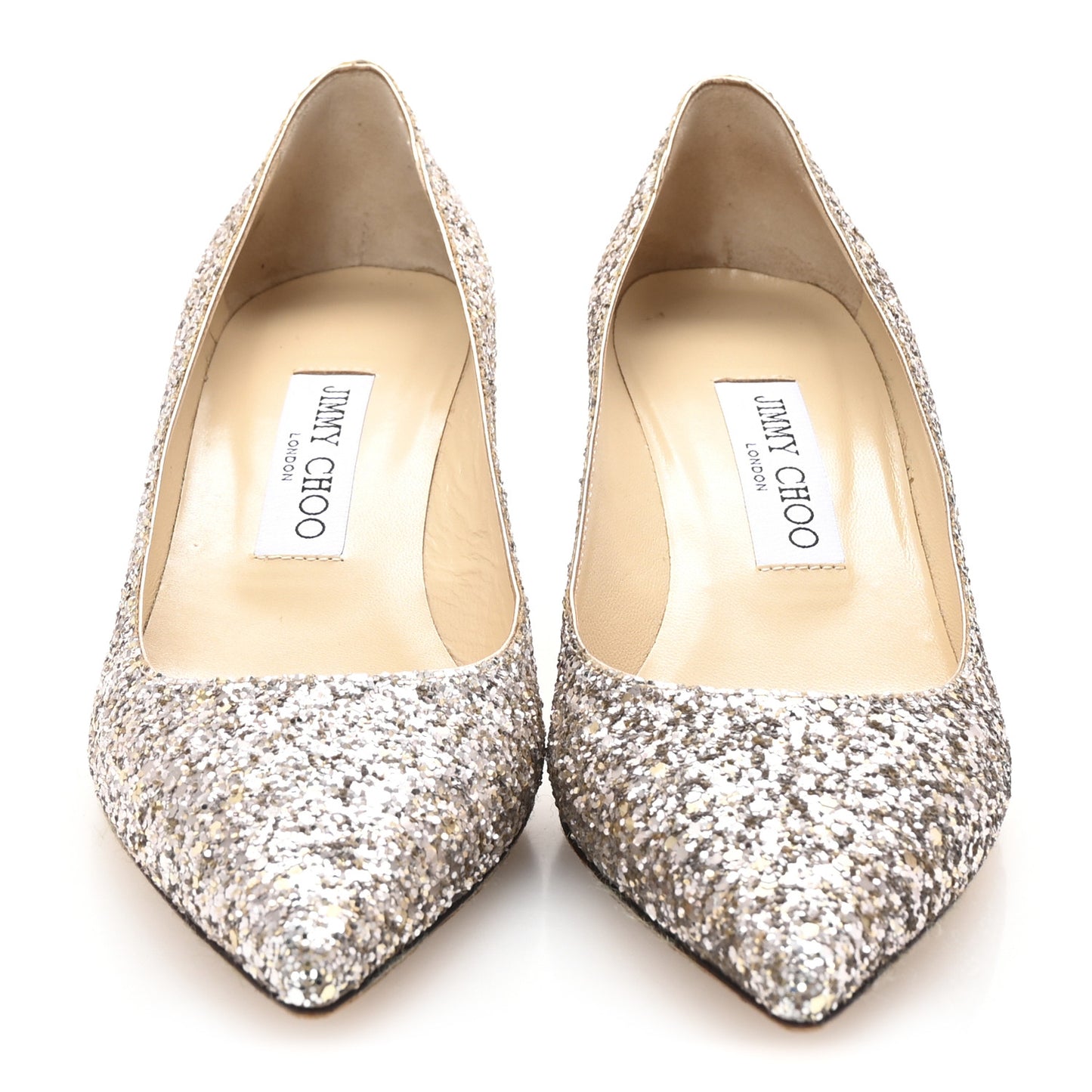 Coarse Glitter Degrade Romy 60 Pumps 37 Champagne