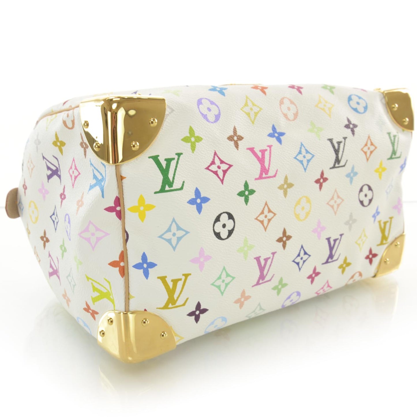 Monogram Multicolor Speedy 30 White