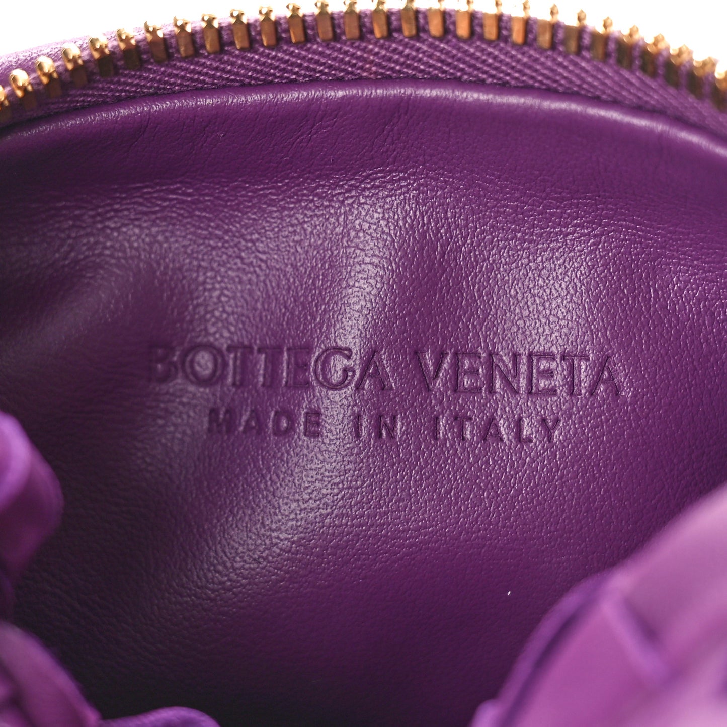 Nappa Intrecciato Mini Jodie Eggplant