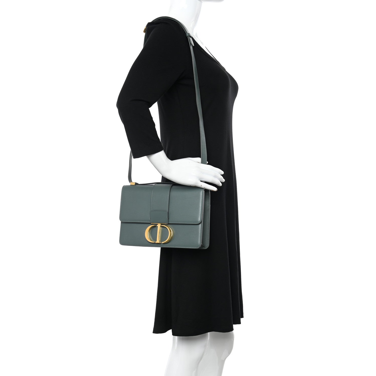 Christian Dior Smooth Calfskin 30 Montaigne Flap Bag Orage 2 of 10