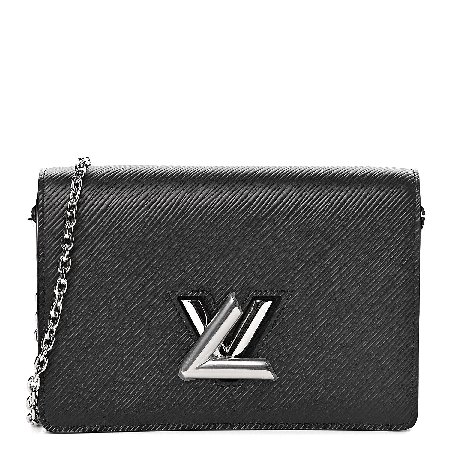 Louis Vuitton Epi Twist Belt Chain Wallet Black 1 of 10