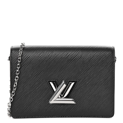 Louis Vuitton Epi Twist Belt Chain Wallet Black 1 of 10