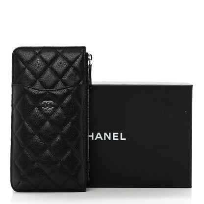 Chanel Caviar Quilted Classic iPhone Pouch Black 8 of 8