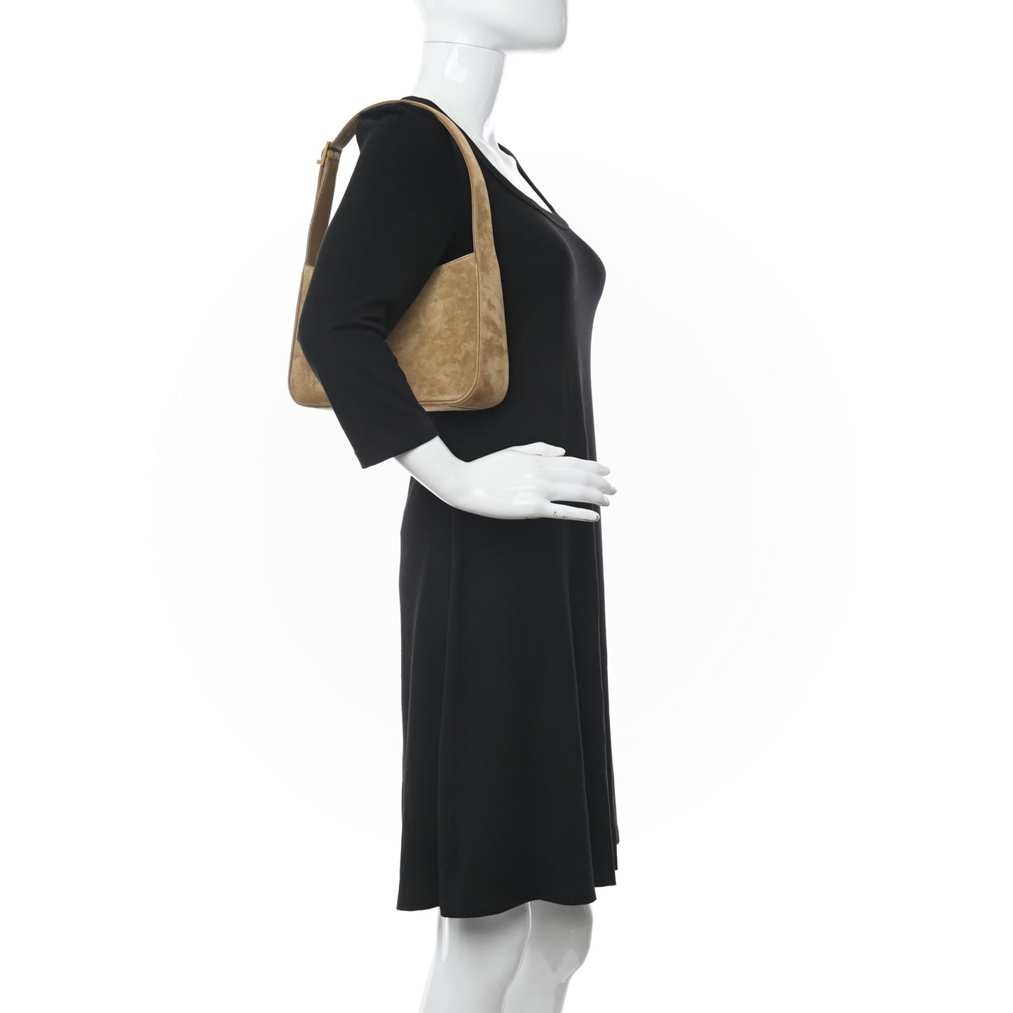 Suede Calfskin Le 5 A 7 Hobo Beige