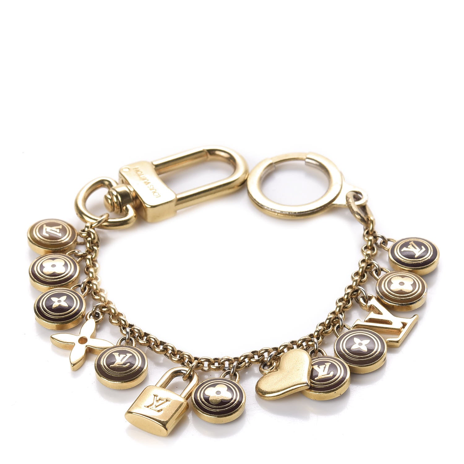 Louis Vuitton Pastilles Key Chain Bag Charm Brown 1 of 3