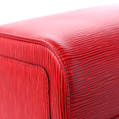 Louis Vuitton Epi Speedy 30 Castillan Red 10 of 14