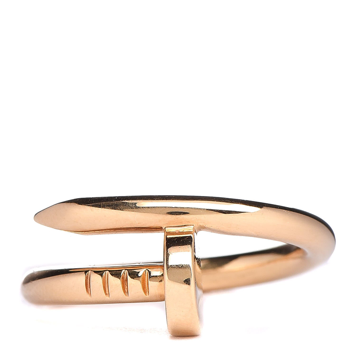 Cartier 18K Yellow Gold Juste Un Clou Ring 55 7.25 1 of 5