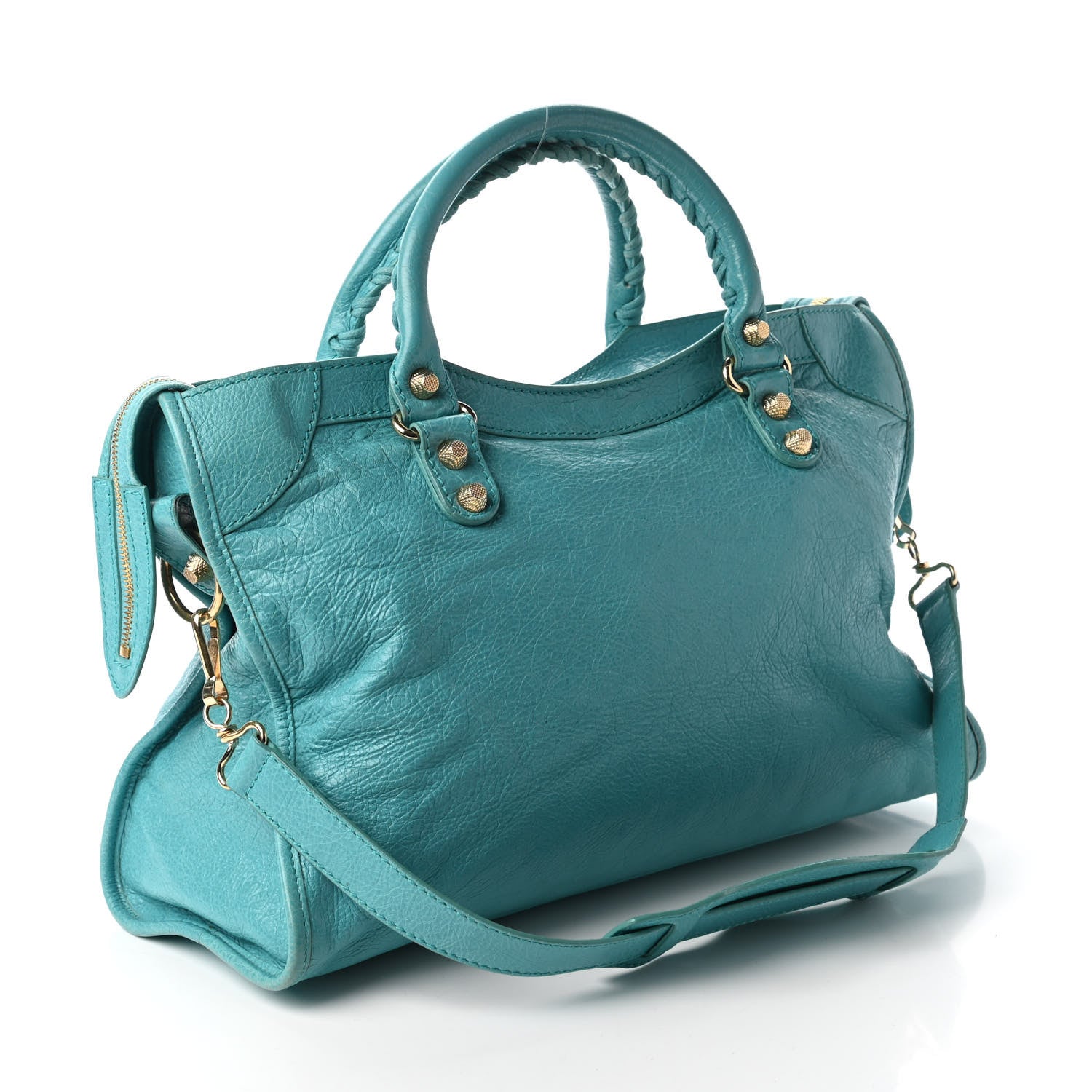 Balenciaga Agneau Giant 12 Gold Hardware City Bleu Tropical 3 of 10