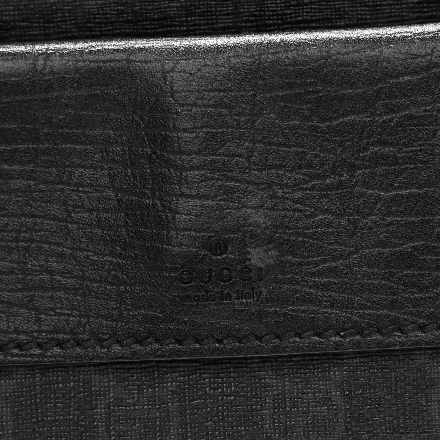 Gucci GG Plus Monogram Waist Belt Bag Black 7 of 9