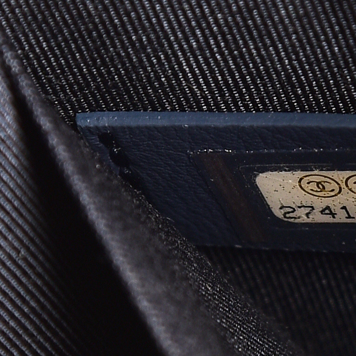 Chanel Calfskin Quilted North South Boy Flap Navy 7 of 8