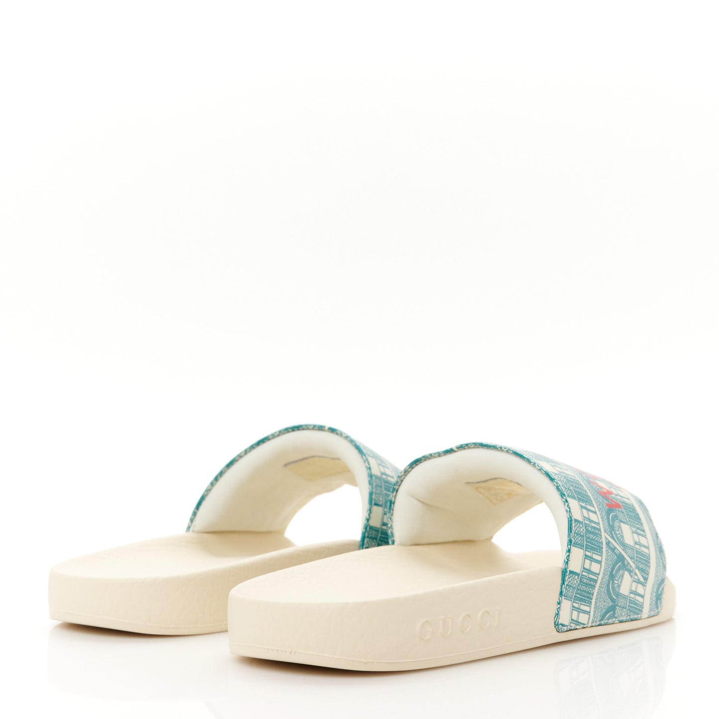 Rubber Apollo Slide Sandals 36 Antique White
