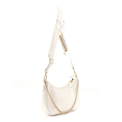 Prada Saffiano Re-Edition 2005 Shoulder Bag White 3 of 11
