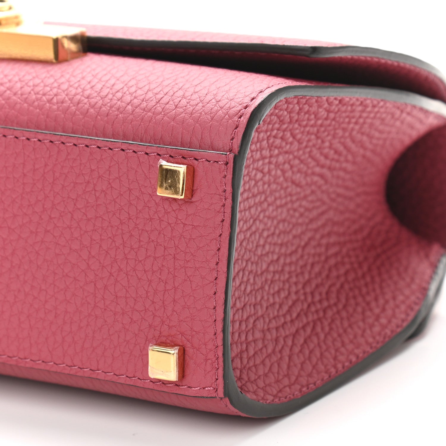 Moynat Taurillon Blush Rejane BB Litchi 6 of 10