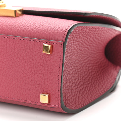Moynat Taurillon Blush Rejane BB Litchi 6 of 10