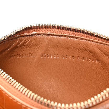 Balenciaga Extra Supple Calfskin Crocodile Embossed Small Tool 2.0 North-South Tote Camel 9 of 20