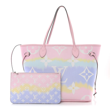 Louis Vuitton Monogram Escale Neverfull MM Pastel 3 of 13