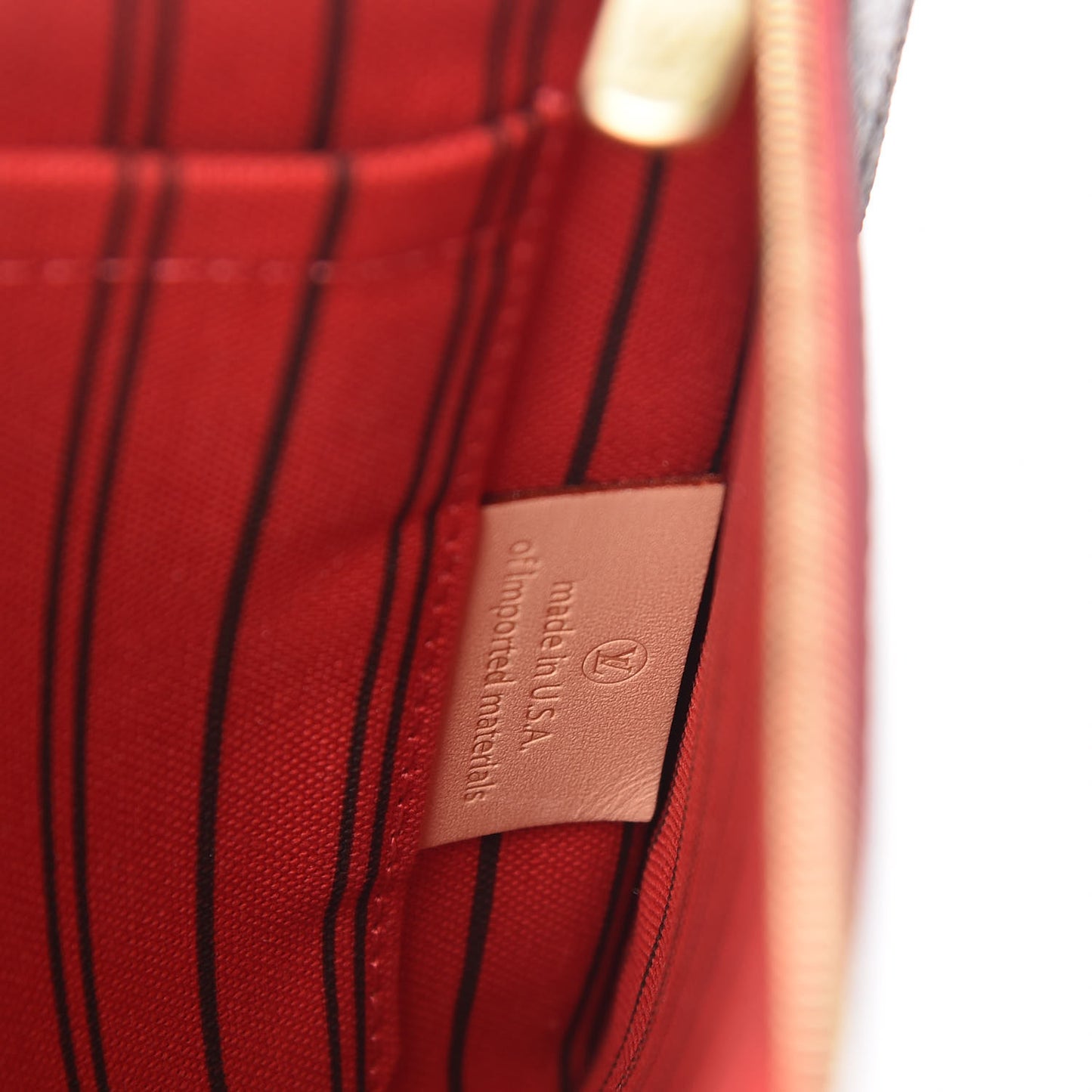 Monogram Neverfull MM GM Pochette Cherry