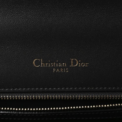 Christian Dior Metallic Patent Micro-Cannage Medium Diorama Flap Bag Gold 6 of 9