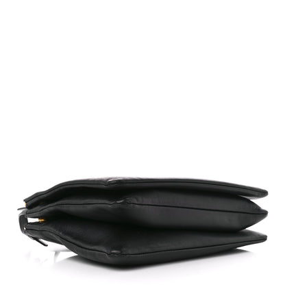 Celine Lambskin Large Trio Crossbody Bag Black 4 of 11