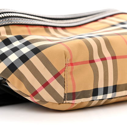 Burberry Nylon Vintage Check Medium Sonny Belt Bag Antique Yellow 10 of 15