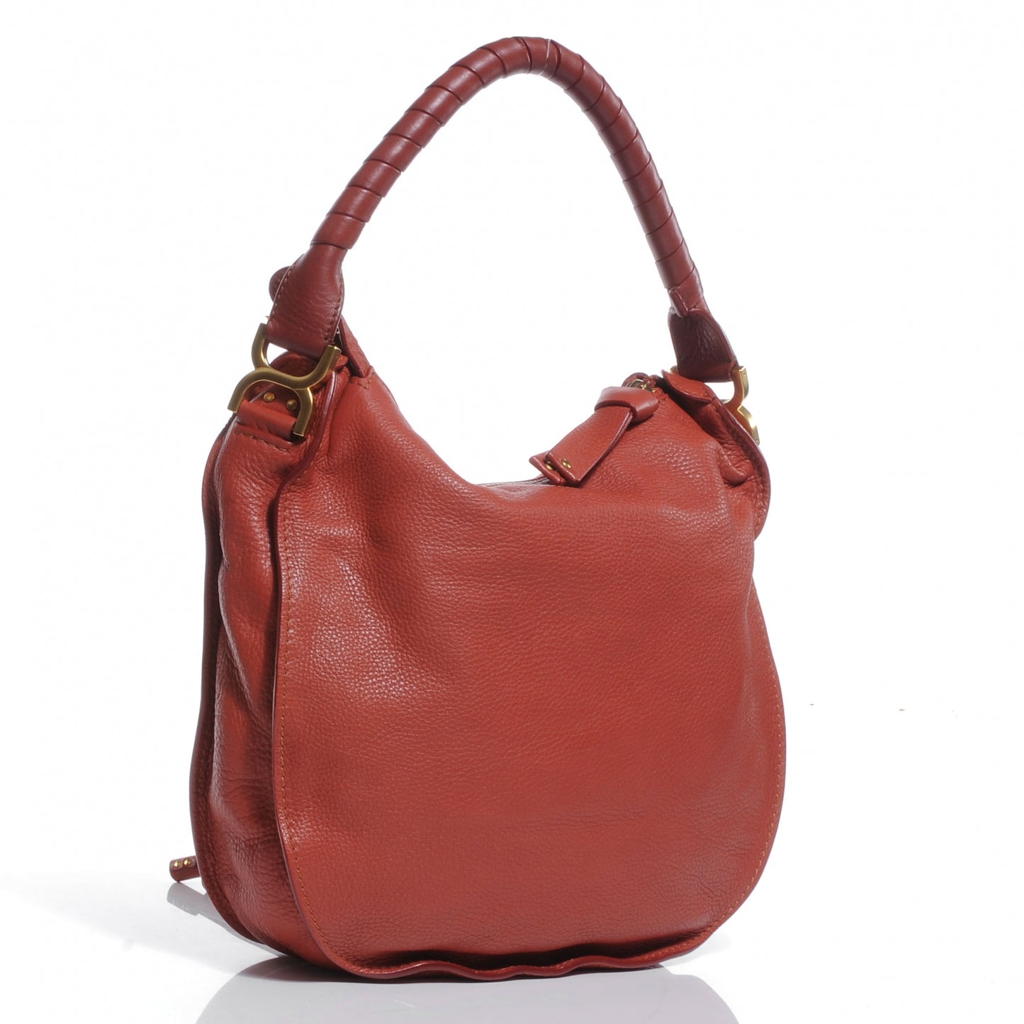Calfskin Medium Marcie Hobo Orange
