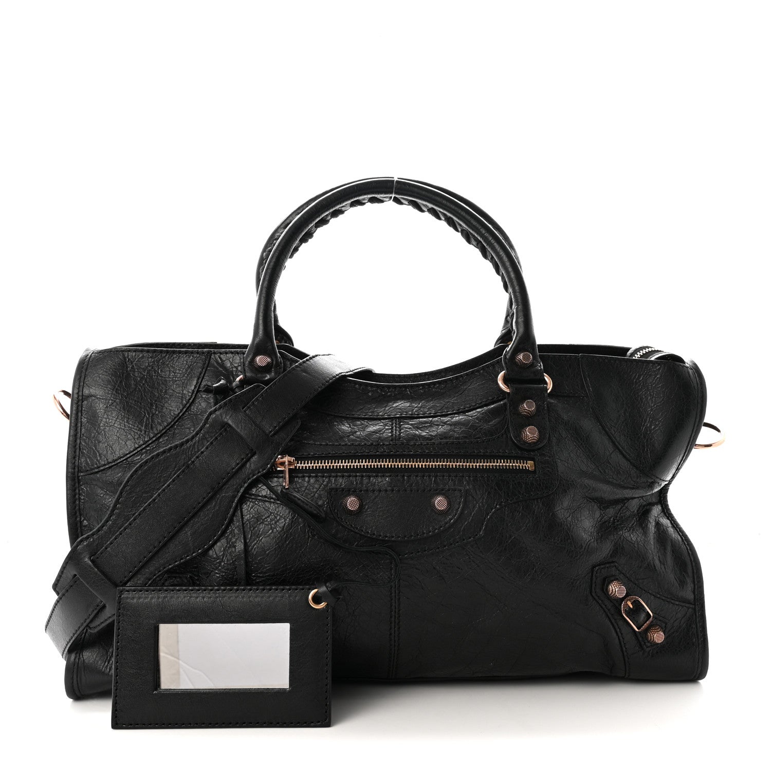 Balenciaga Agneau Giant 12 Rose Gold Hardware Part Time Black 1 of 10