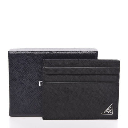 Prada Saffiano Card Holder Black 7 of 7