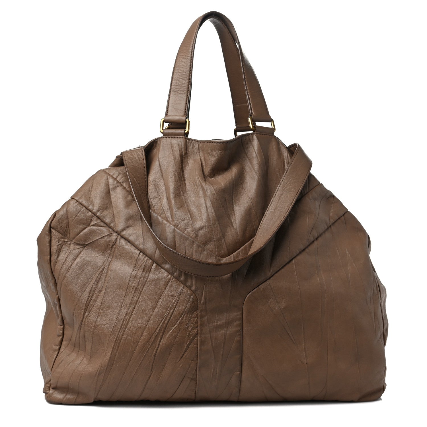 Saint Laurent Calfskin Y Tote Beige 1 of 13
