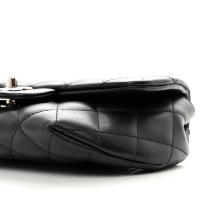 Chanel Calfskin Quilted CC Uniform Flap Belt Bag Black 10 of 11