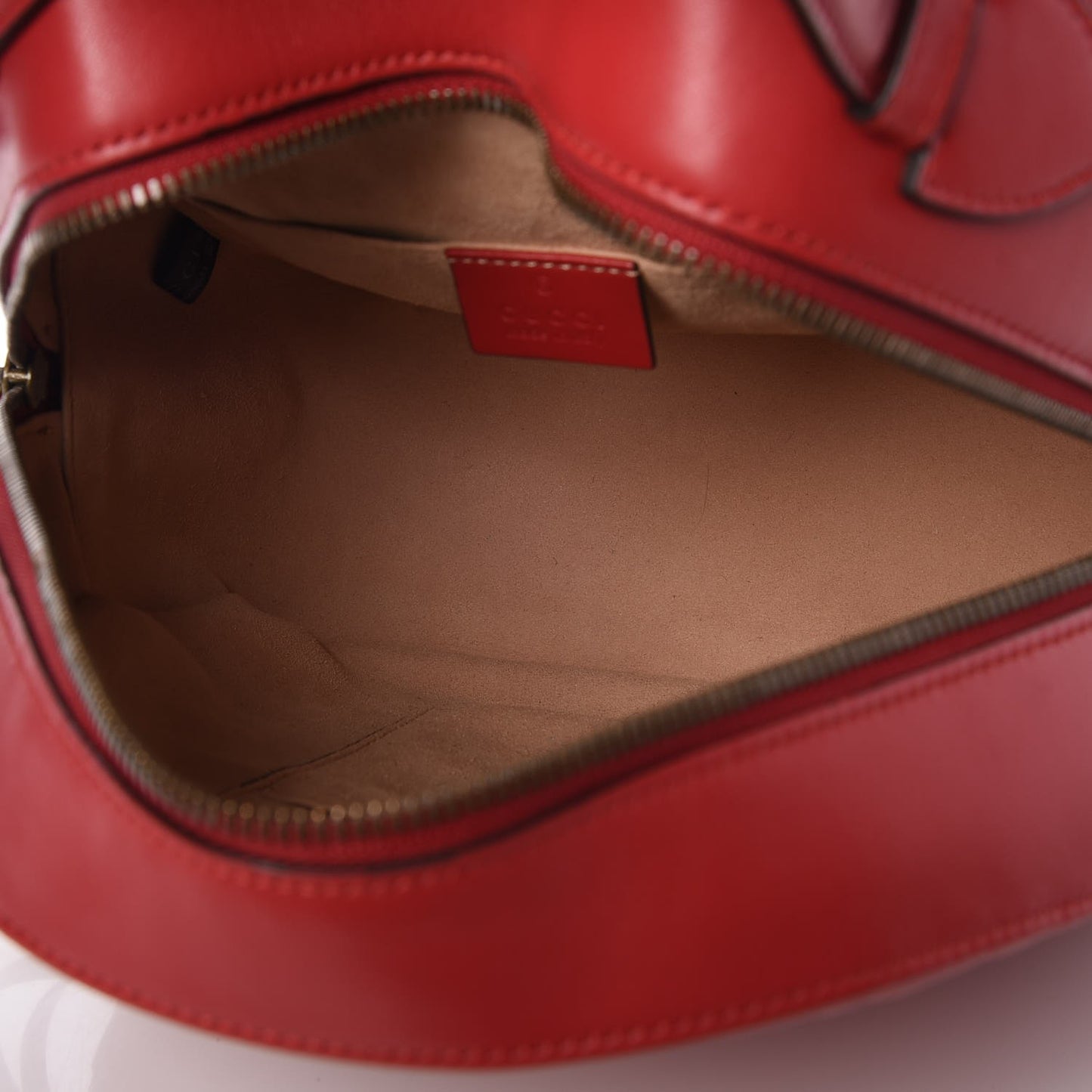 Calfskin Matelasse GG Marmont Dome Backpack Hibiscus Red