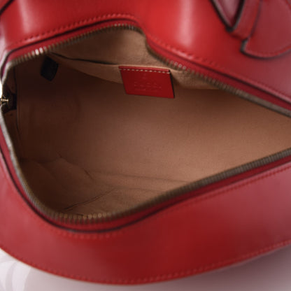 Gucci Calfskin Matelasse GG Marmont Dome Backpack Hibiscus Red 5 of 7