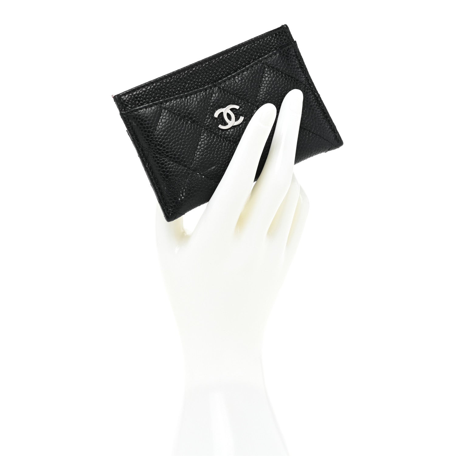 Chanel Caviar Quilted Card Holder Black 2 of 9